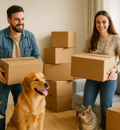vivienda con mascotas