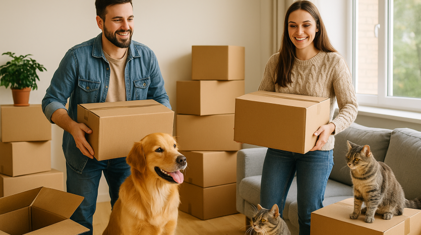 vivienda con mascotas