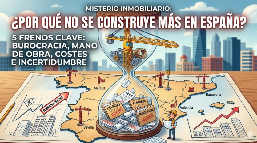 Por qué no se construye vivienda nueva en España: burocracia y permisos