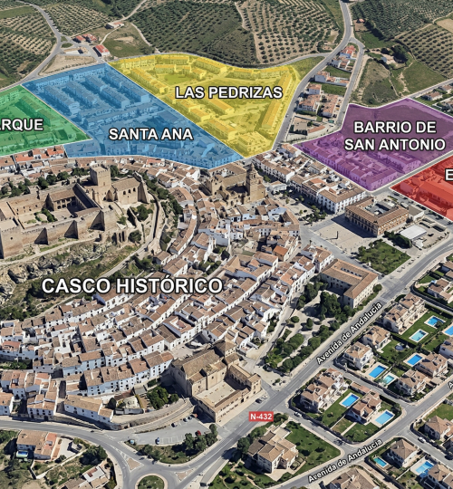 mejores barrios invertir Alcalá la Real