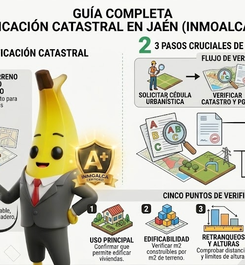 calificación catastral letras A B C mapa Jaén urbanístico rústico
