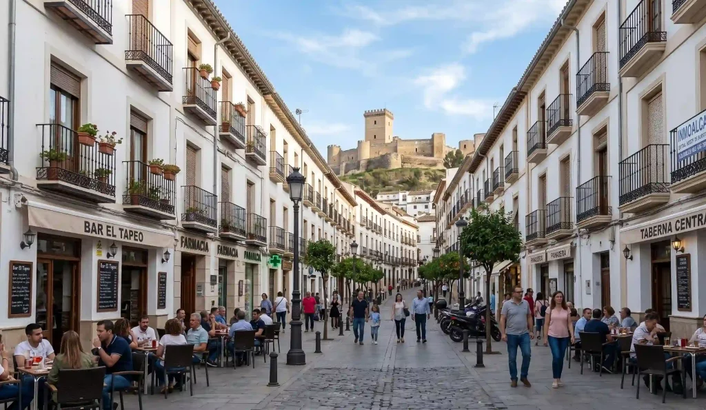 Pisos residenciales en el centro de Alcalá la Real cerca de zonas de tapas y ocio.