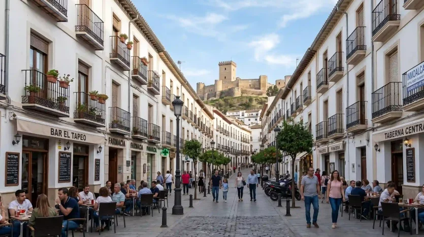 Pisos residenciales en el centro de Alcalá la Real cerca de zonas de tapas y ocio.