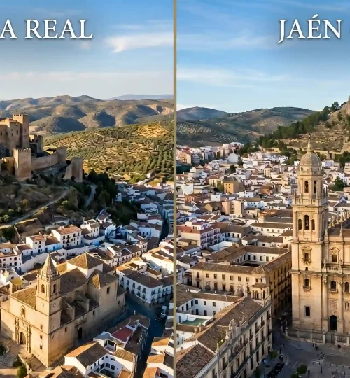 Comparacion vivir en Alcalá la Real vs Jaén centro
