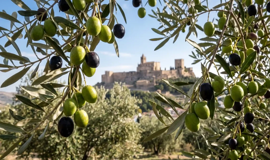 Terreno y fincas de olivar en producción en Alcalá la Real, Sierra Sur de Jaén.