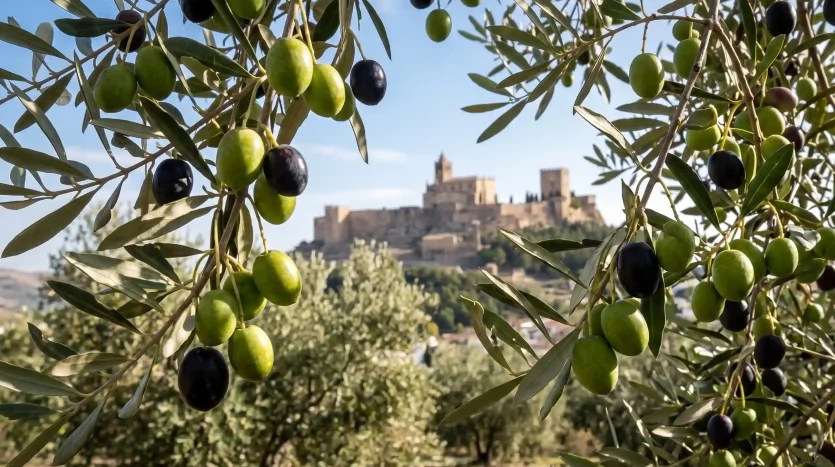 Terreno y fincas de olivar en producción en Alcalá la Real, Sierra Sur de Jaén.